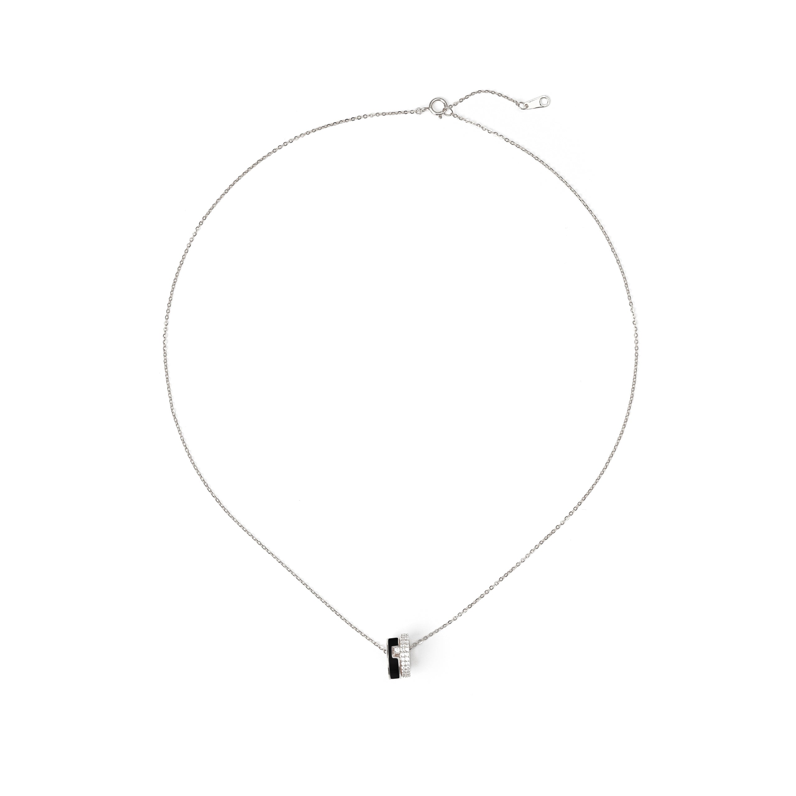 Collana con anelli incatenati - Argento - Sodini Bijoux