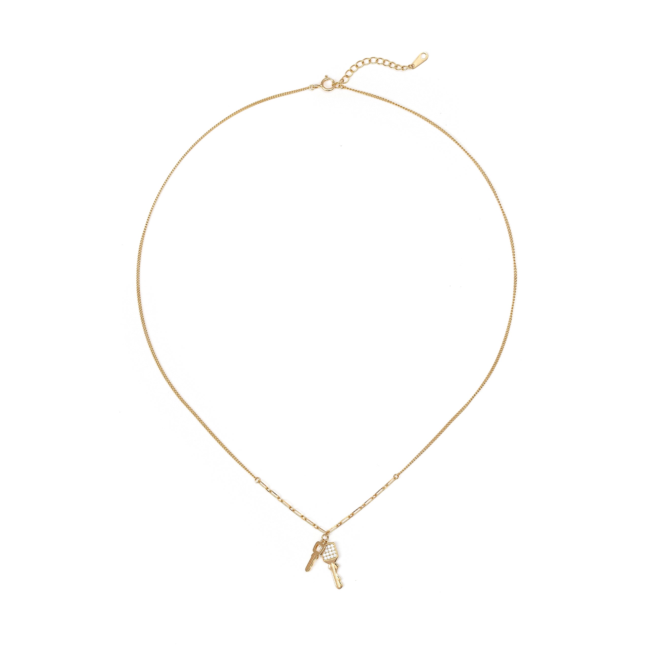 Collana con charm chiave - Oro - Sodini Bijoux