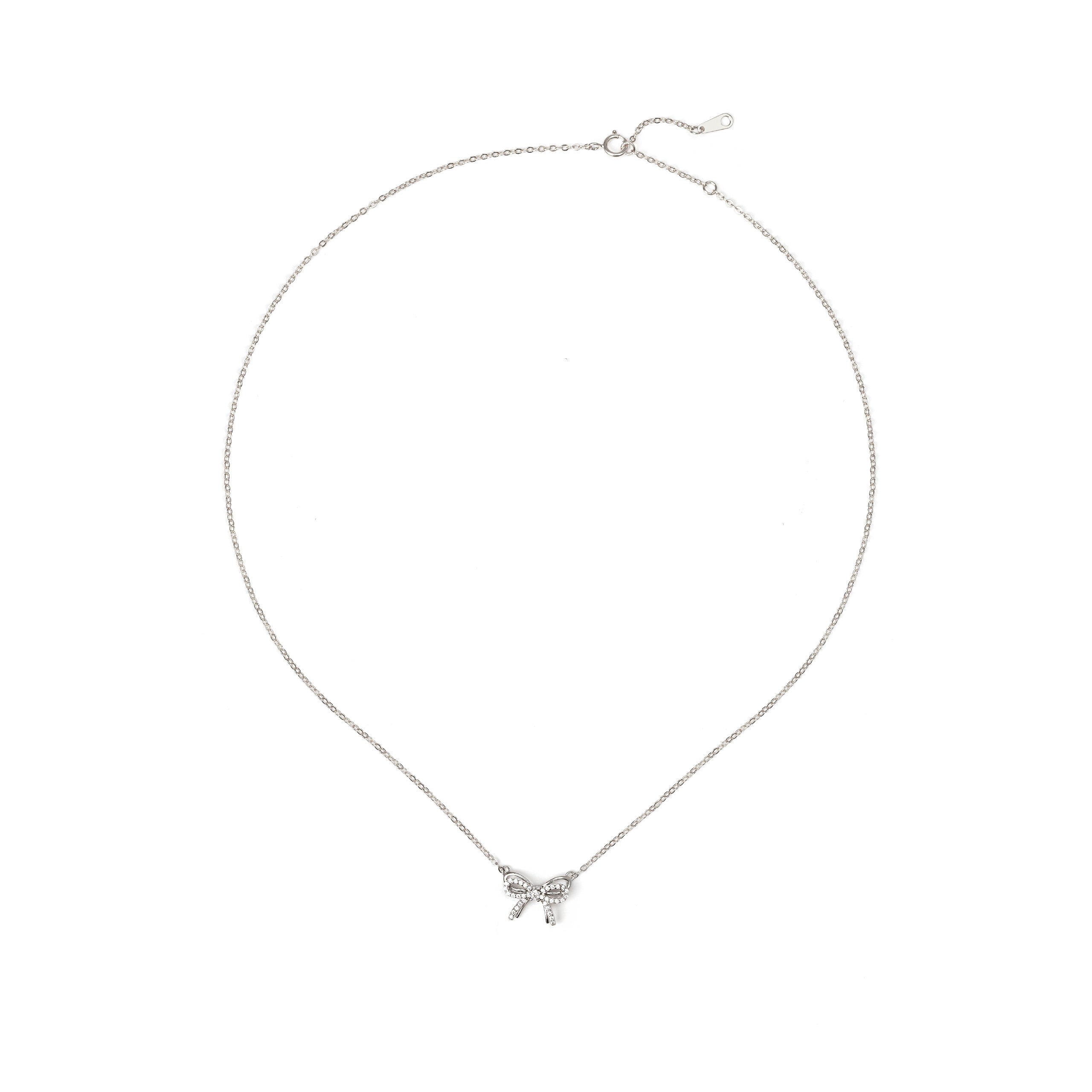 Collana charm fiocco - Argento - Sodini Bijoux