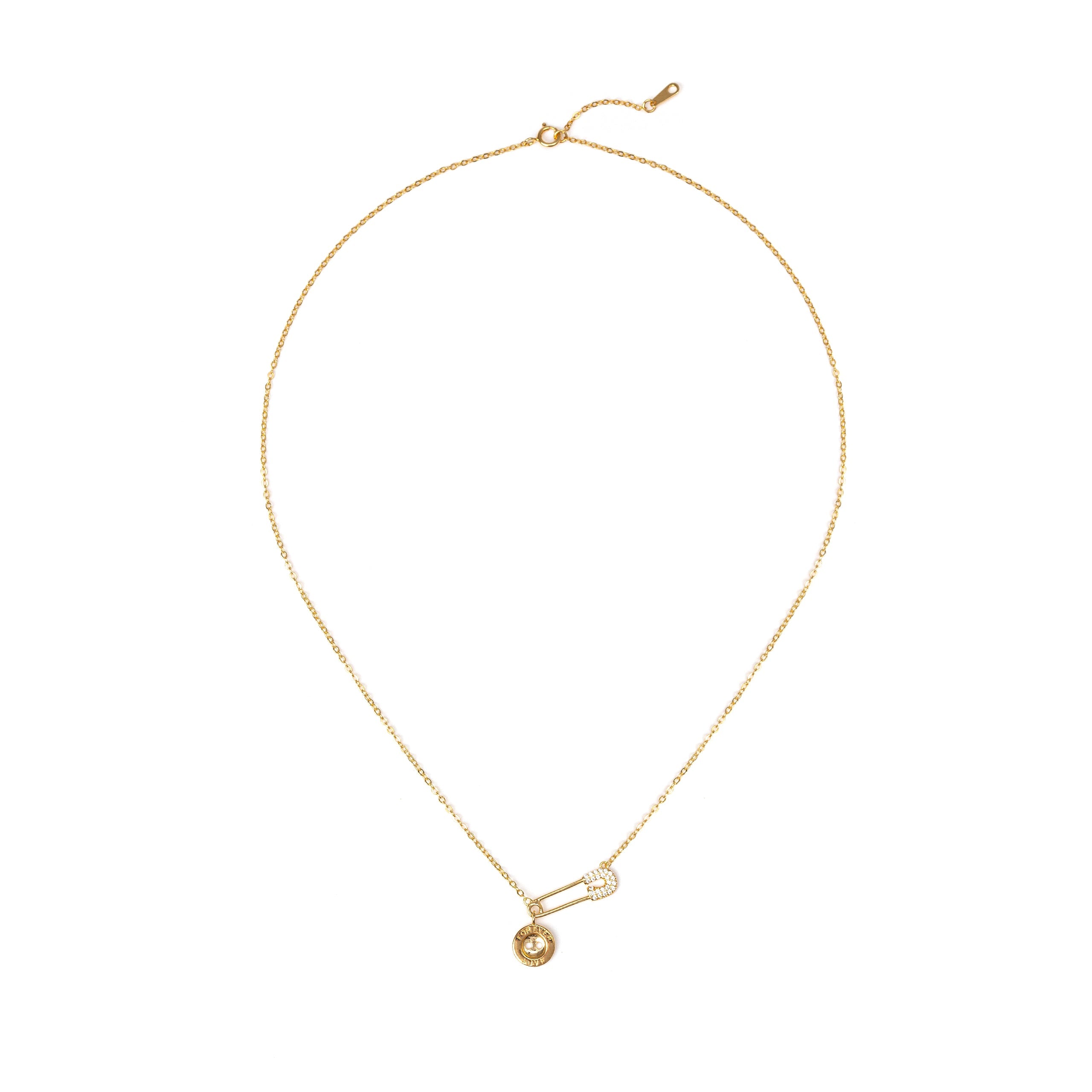 Collana spilla fashion - Oro - Sodini Bijoux