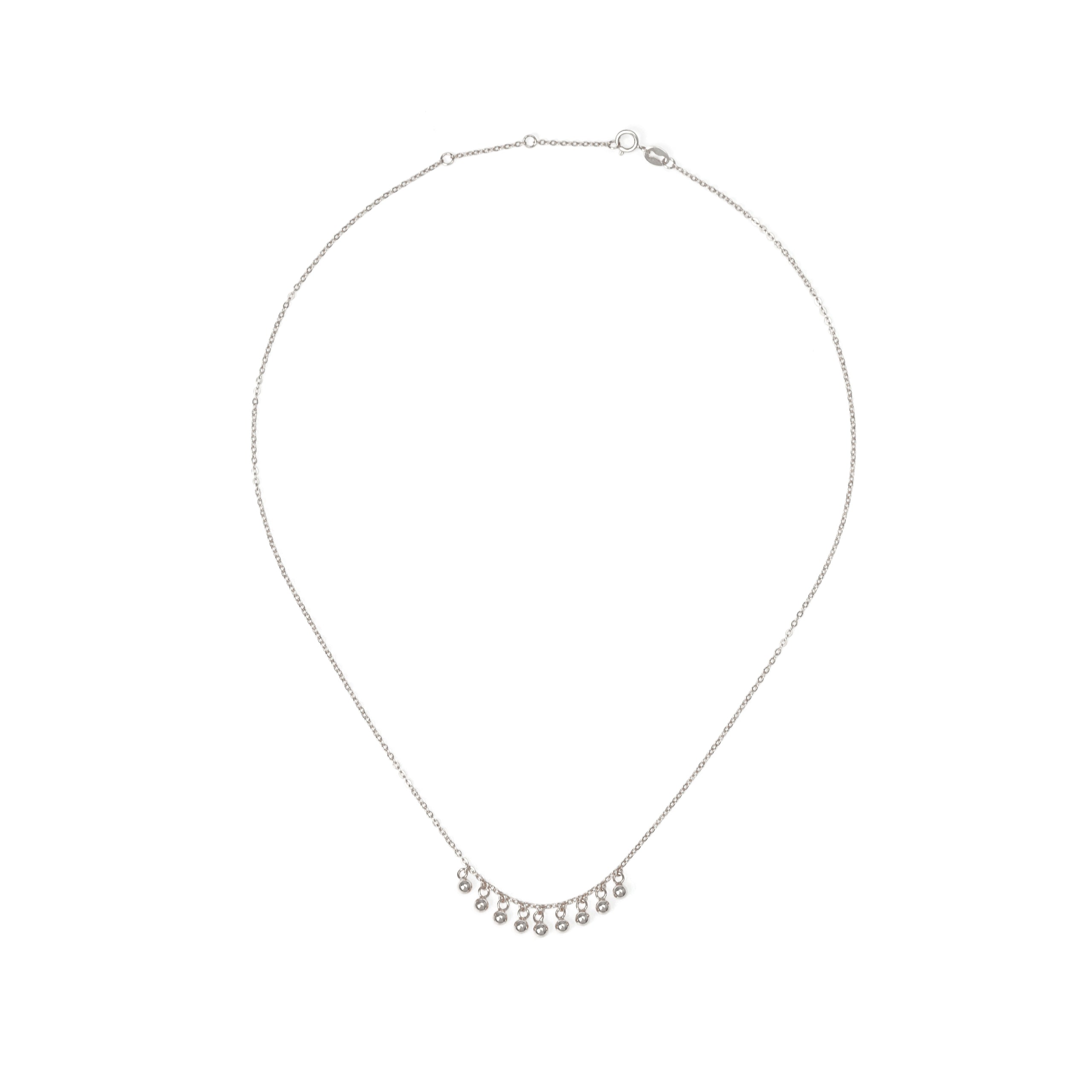 Collana con mini charms ovali - Argento - Sodini Bijoux
