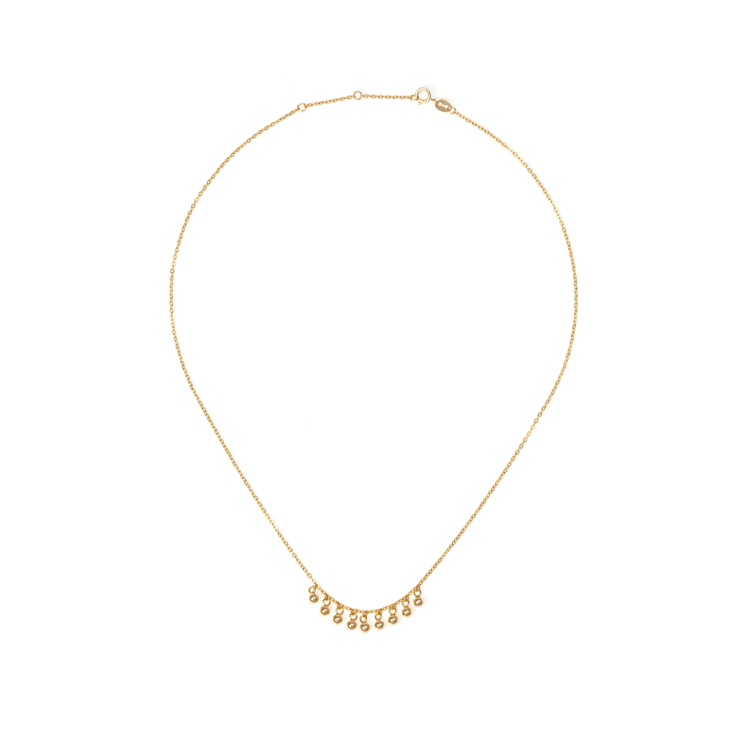 Collana con mini charms ovali - Oro - Sodini Bijoux