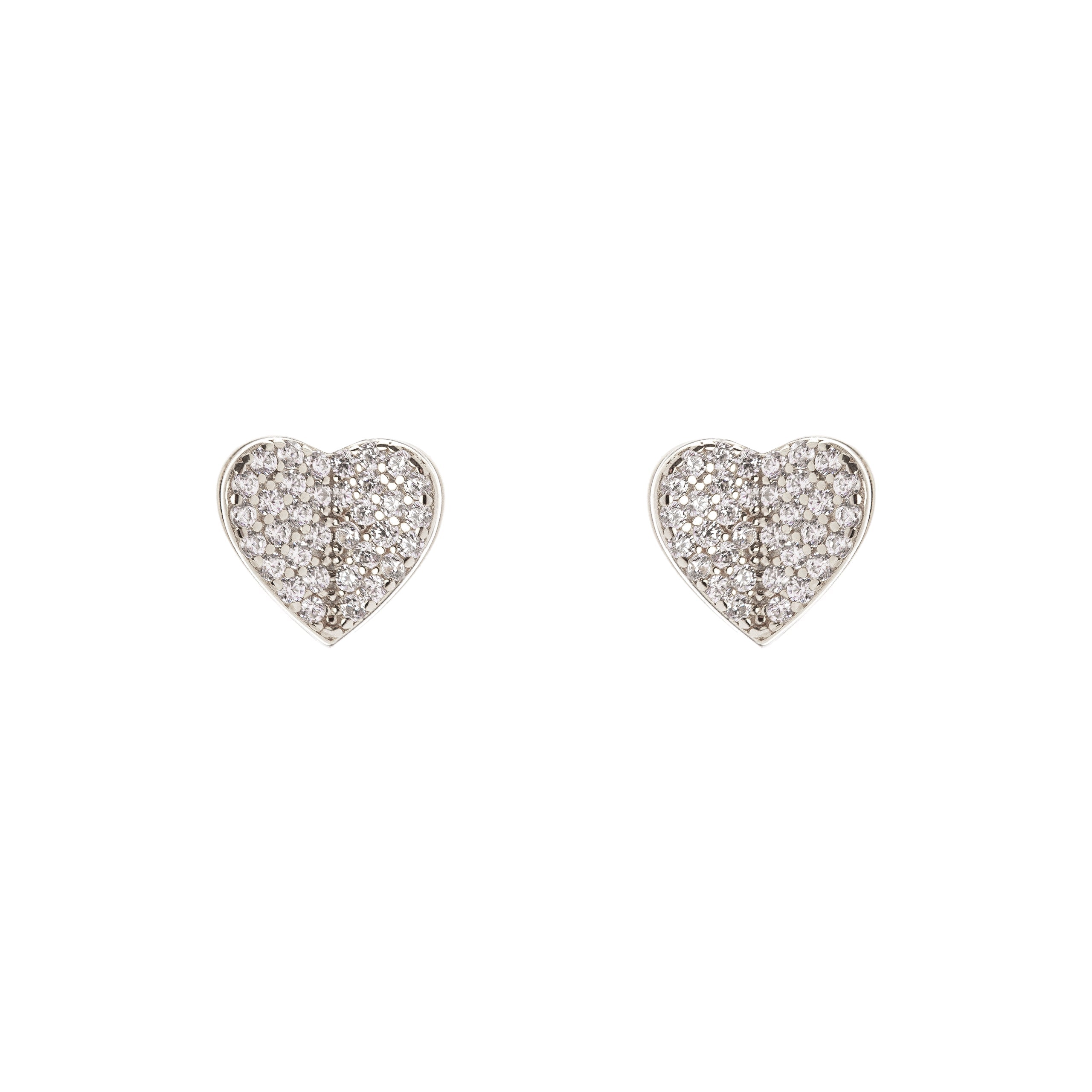 Orecchini a cuore - Argento - Sodini Bijoux