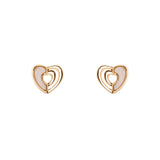 Orecchini cuore luminoso - Oro - Sodini Bijoux