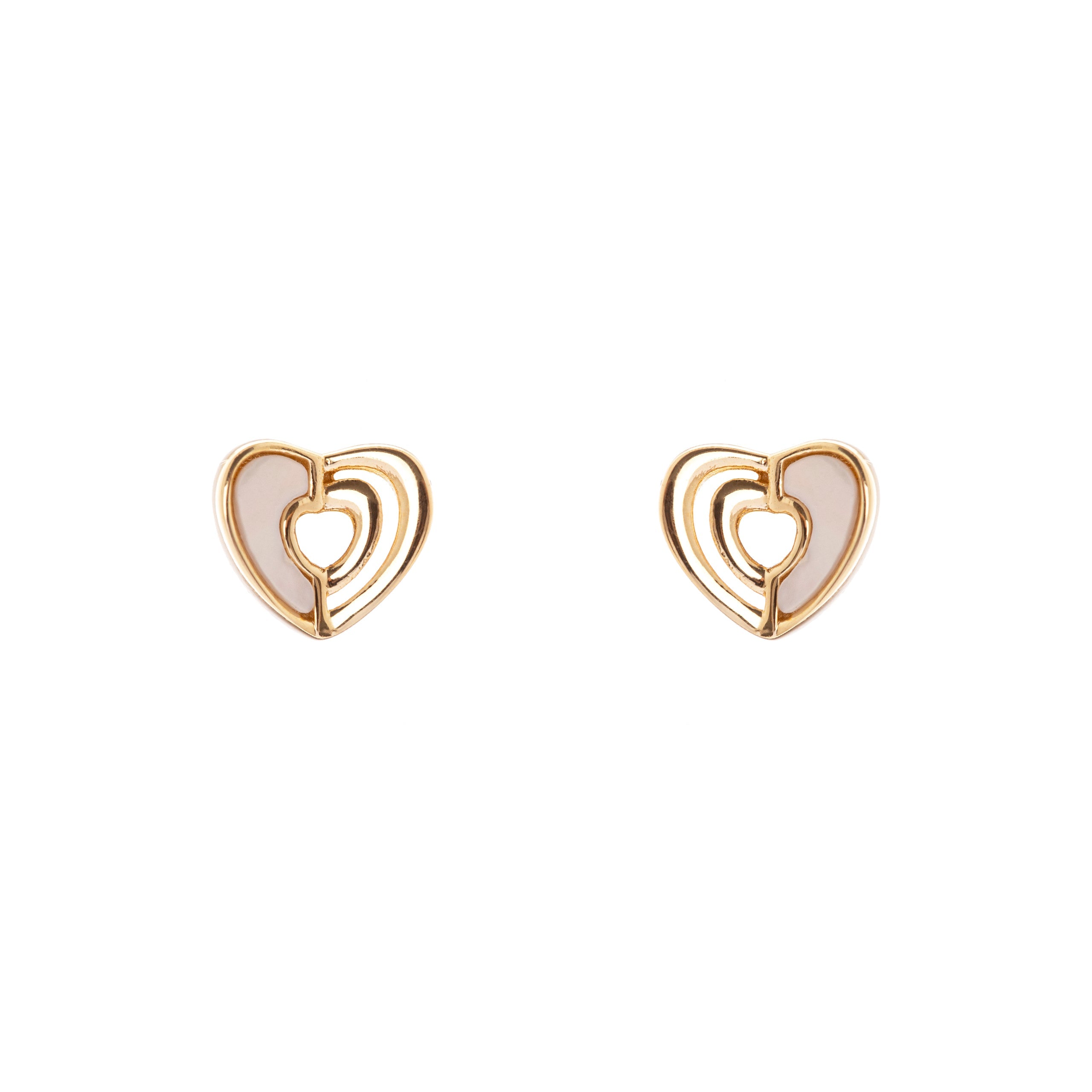 Orecchini cuore luminoso - Oro - Sodini Bijoux