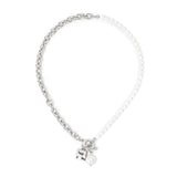 Two sides necklace Andromeda - Silver - Sodini Bijoux