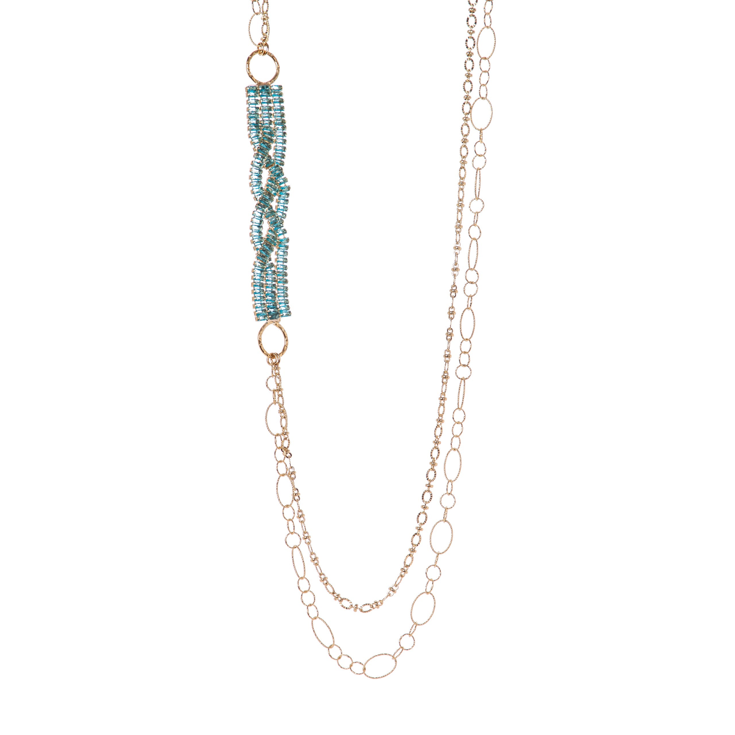Collana lunga Cometa - Turchese - Sodini Bijoux