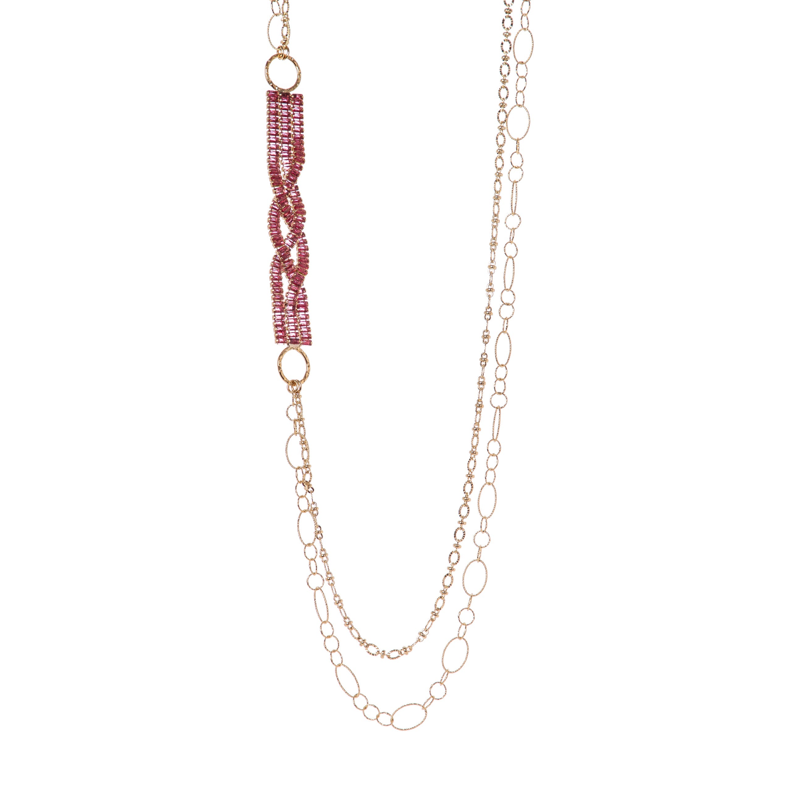 Collana lunga Cometa - Rosa - Sodini Bijoux