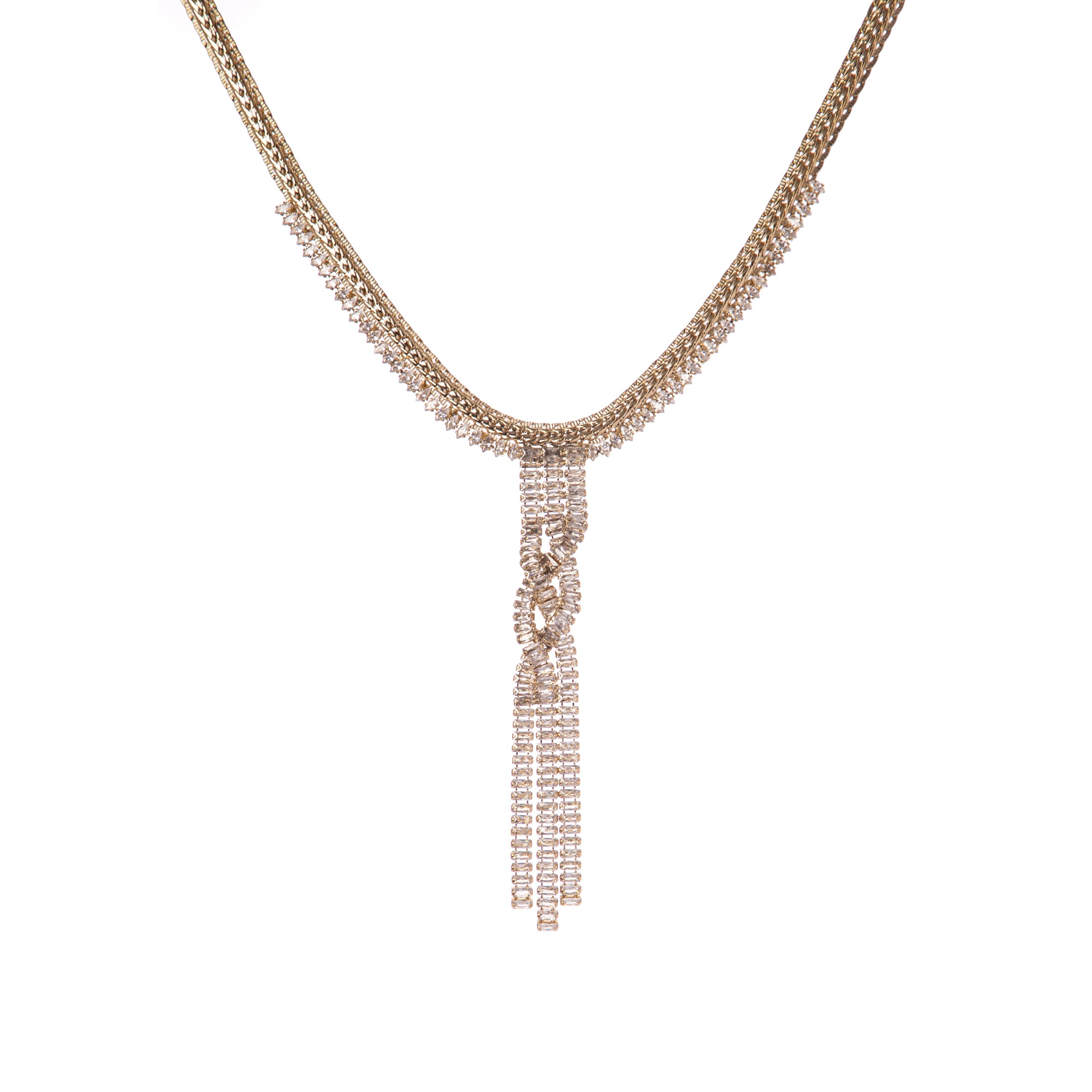 Collana a cravatta Cometa - Bianco - Sodini Bijoux