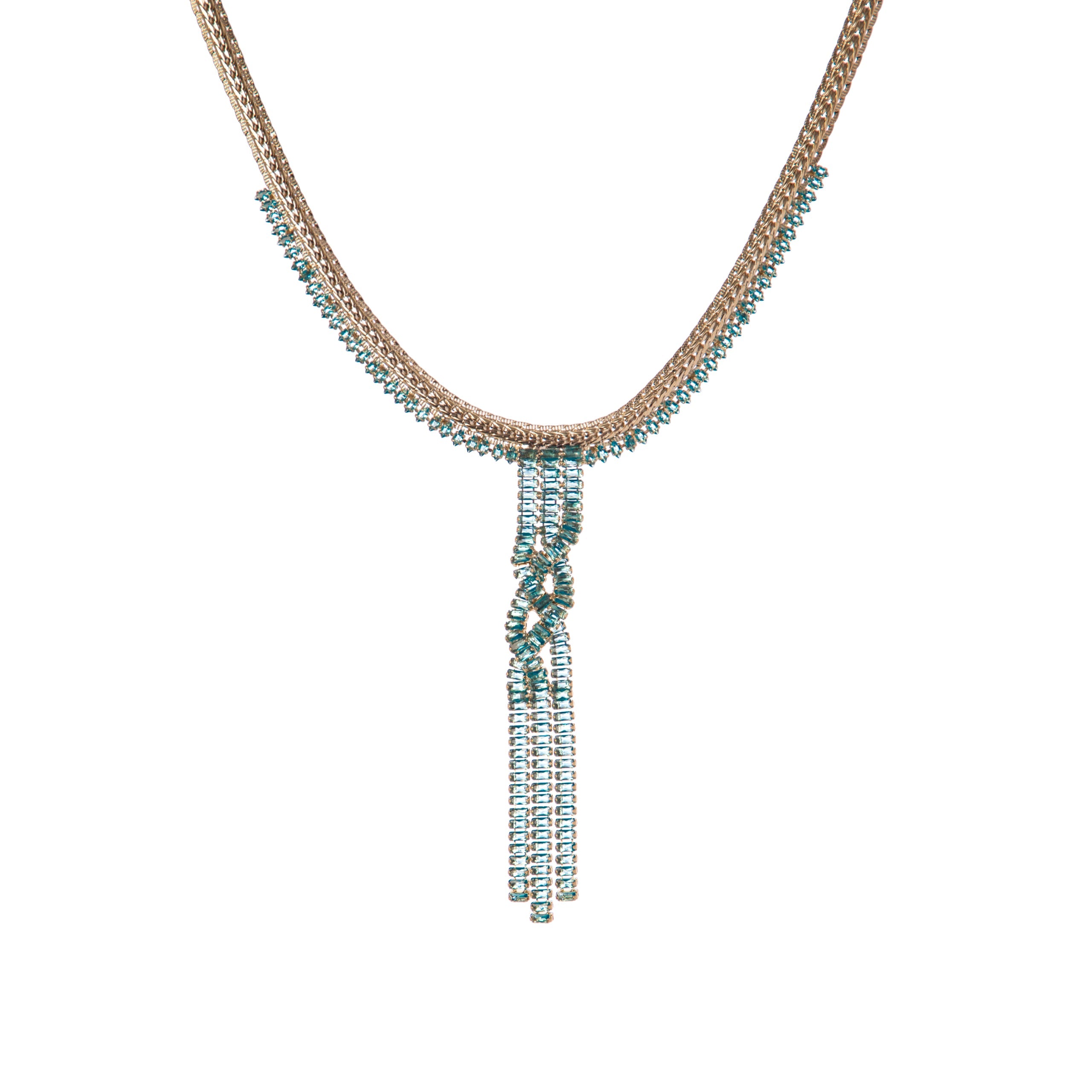 Collana a cravatta Cometa - Turchese - Sodini Bijoux