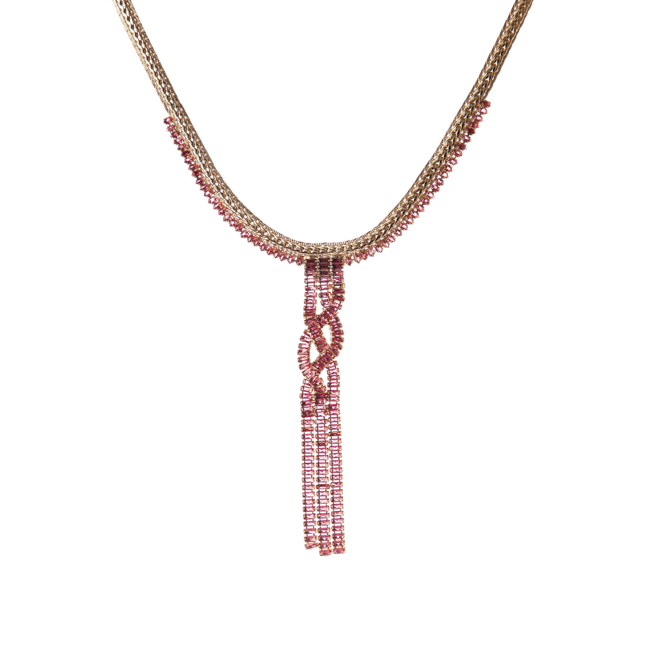 Collana a cravatta Cometa - Rosa - Sodini Bijoux