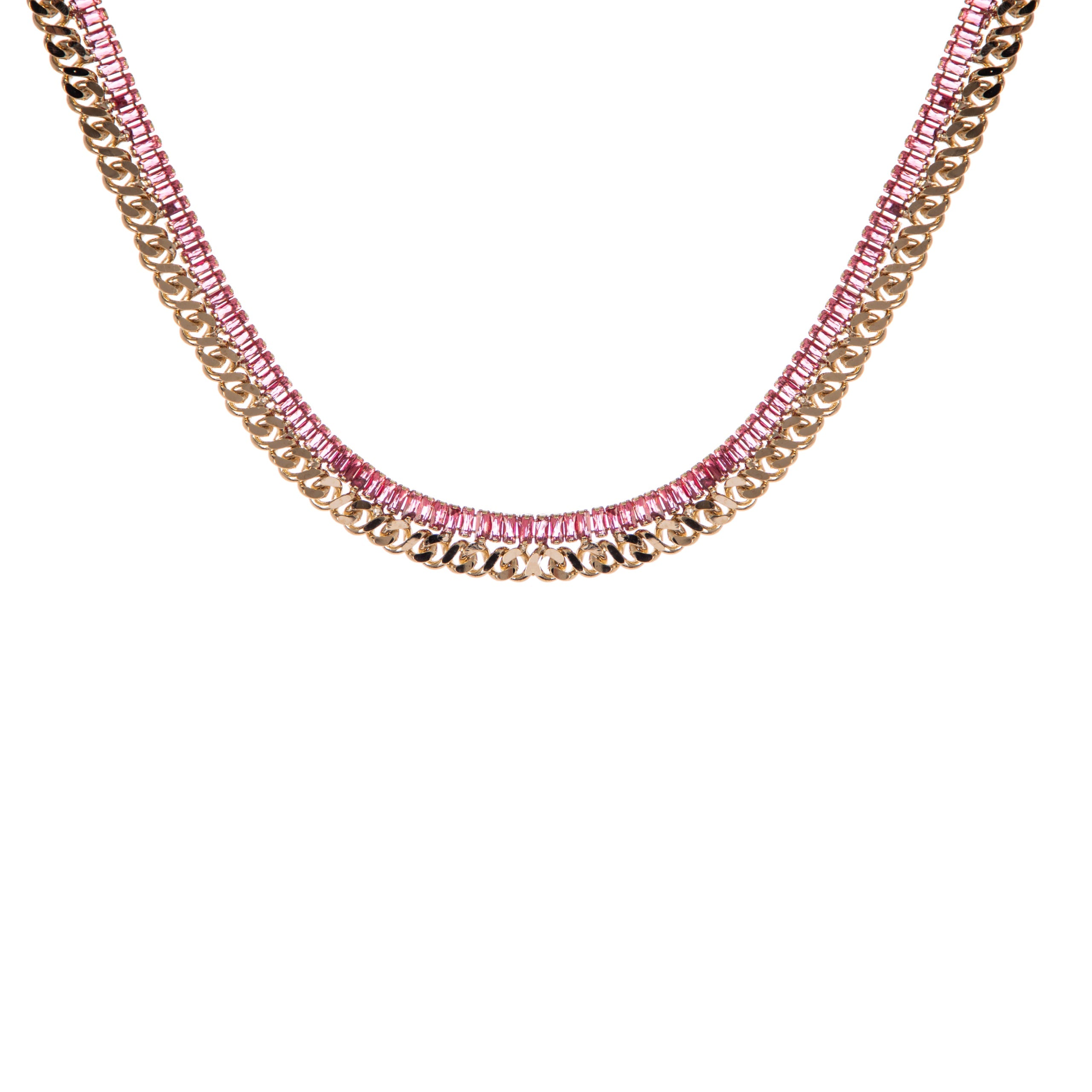 Girocollo a due fili Cometa - Rosa - Sodini Bijoux
