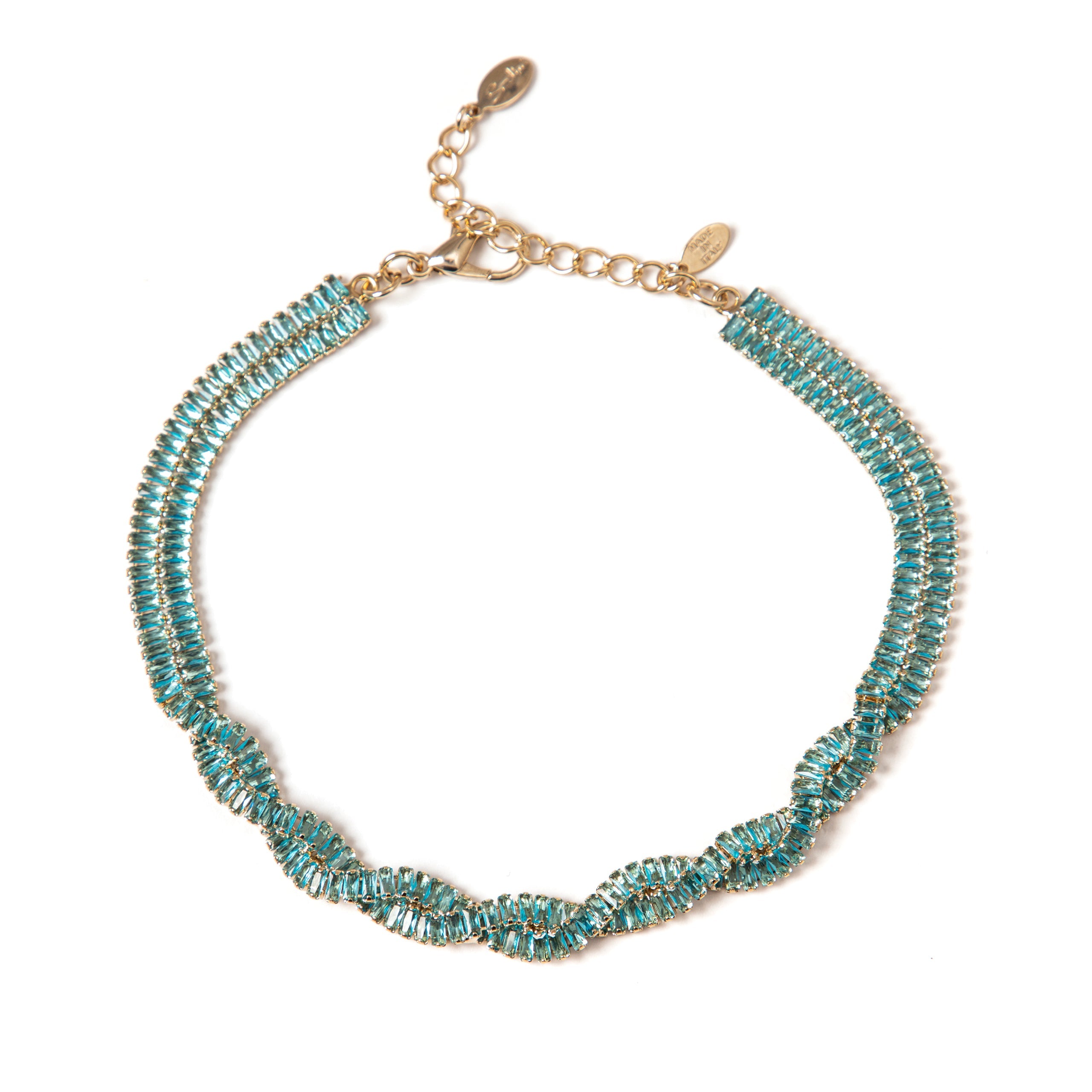 Girocollo choker a due fili Cometa - Turchese - Sodini Bijoux