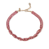 Girocollo choker a due fili Cometa - Rosa - Sodini Bijoux