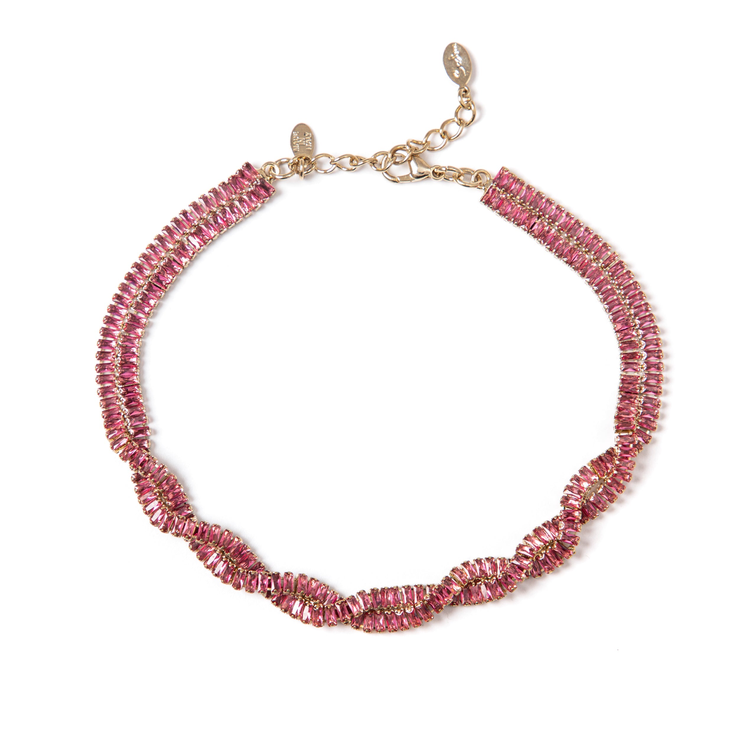 Girocollo choker a due fili Cometa - Rosa - Sodini Bijoux