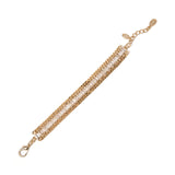 Bracciale groumette e cristalli Cometa - Bianco - Sodini Bijoux