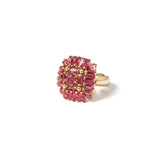 Anello cupola geometrica Cometa - Rosa - Sodini Bijoux