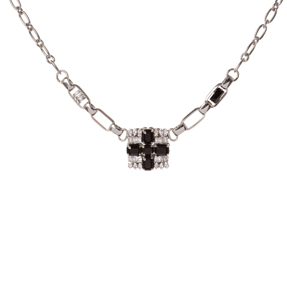 Girocollo con charm Aurea - Nero - Sodini Bijoux