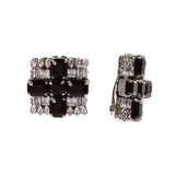 Orecchini geometrici Aurea - Nero - Sodini Bijoux