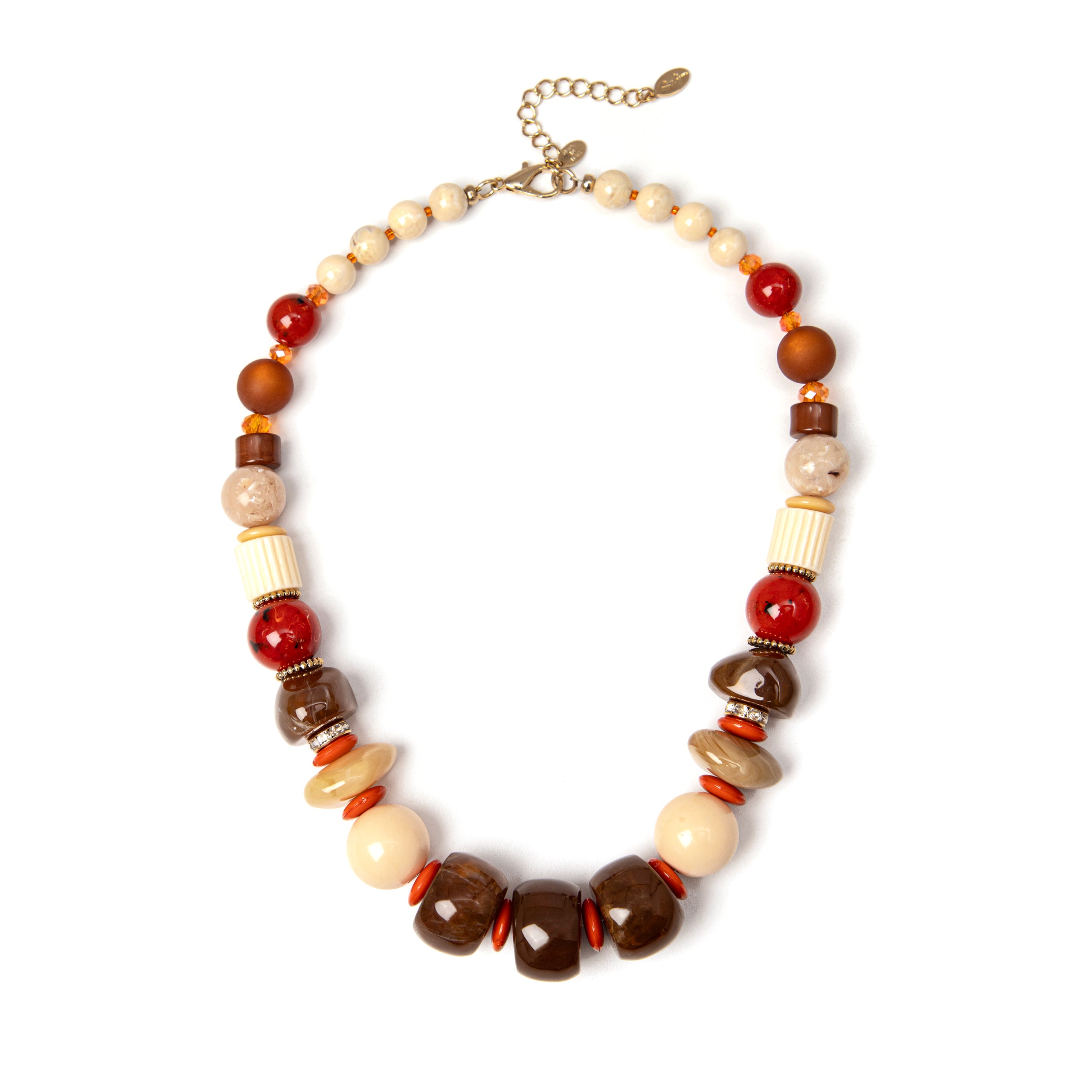 Collana con pietre multistile Essenza - Corallo - Sodini Bijoux