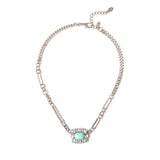 Girocollo a catena multistile Faville turchese - Turchese - Sodini Bijoux
