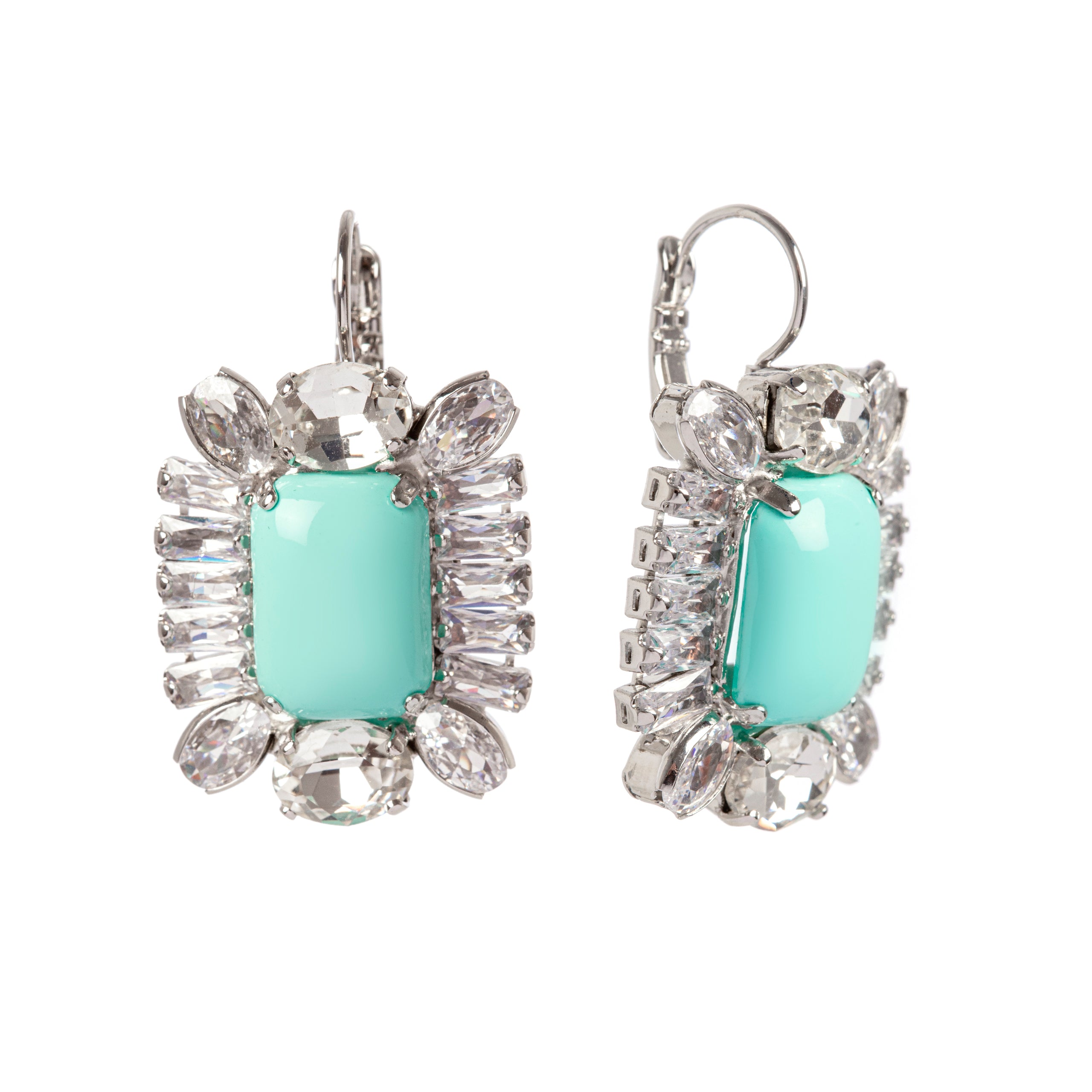 Orecchini con charm opulento Faville turchese - Turchese - Sodini Bijoux