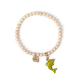 Bracciale elastico boule e delfino Partenope - Turchese - Sodini Bijoux