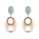 Orecchini pendenti con maglia marina - Multicolor - Sodini Bijoux