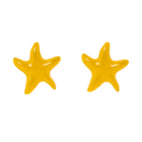 Earrings with starfish Partenope - Yellow - Sodini Bijoux