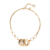 Choker with semi-circles charm Amaranta - Gold - Sodini Bijoux