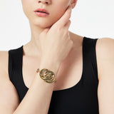 Two semi-circles bracelet Amaranta - Gold - Sodini Bijoux