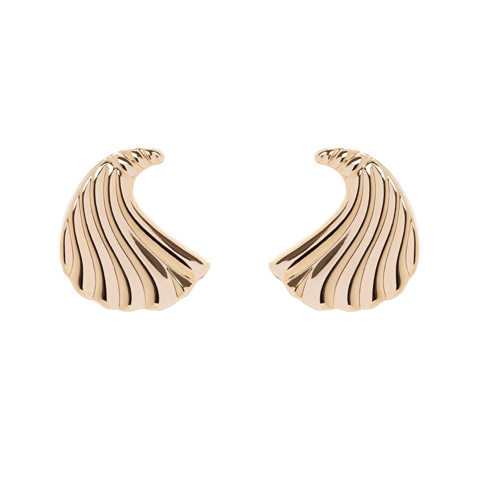 Sea wave earrings Amaranta - Gold - Sodini Bijoux