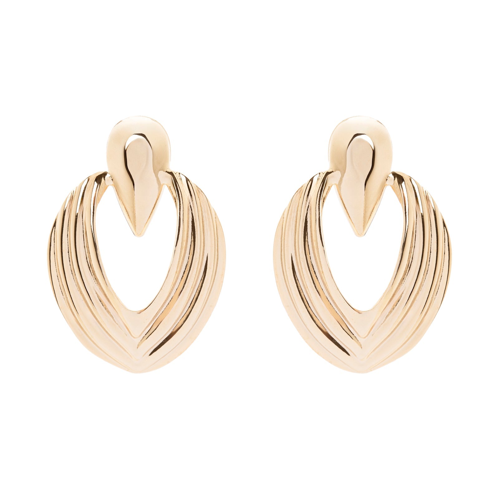 Drop and oval earrings Amaranta - Gold - Sodini Bijoux