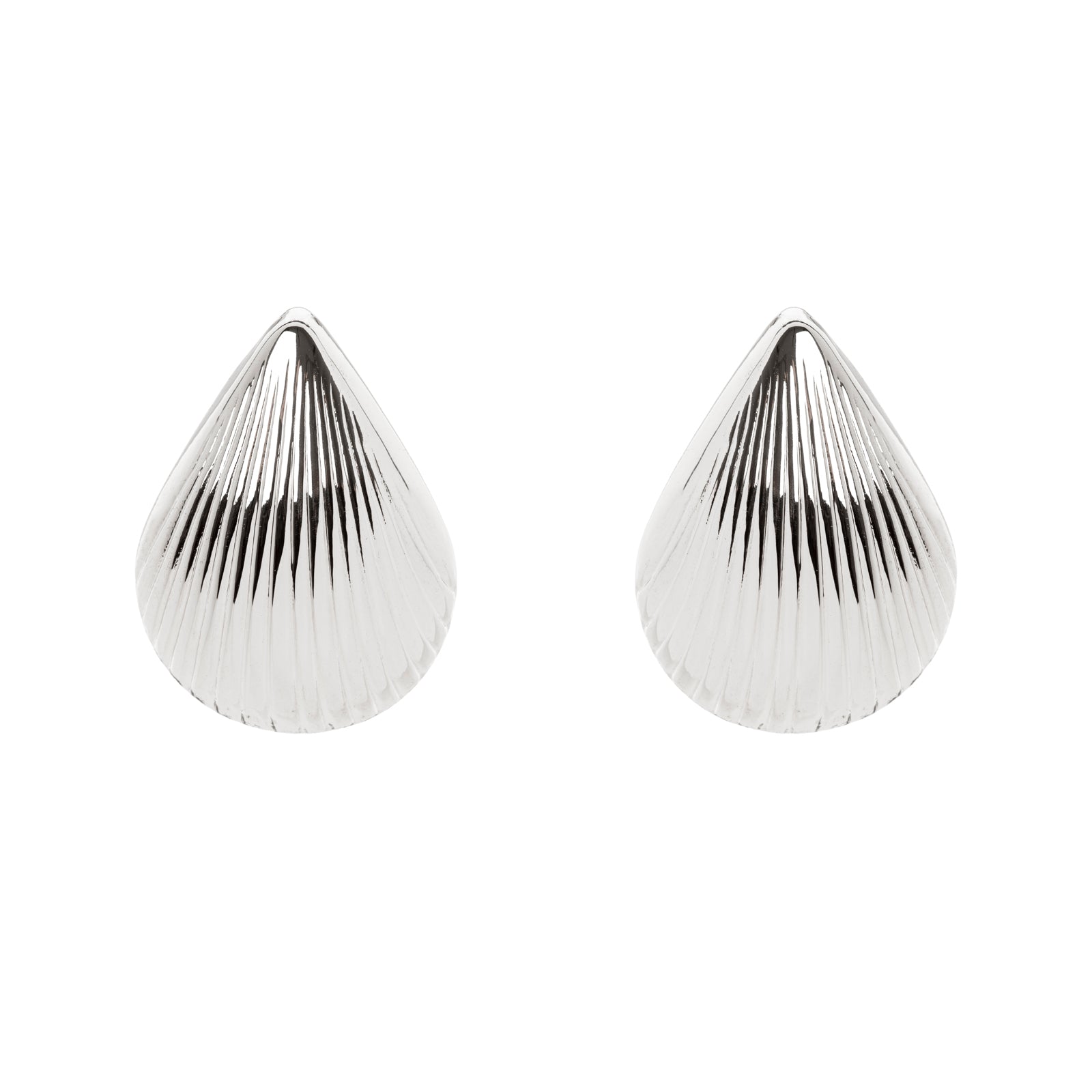 Sea shell earrings Amaranta - Silver - Sodini Bijoux