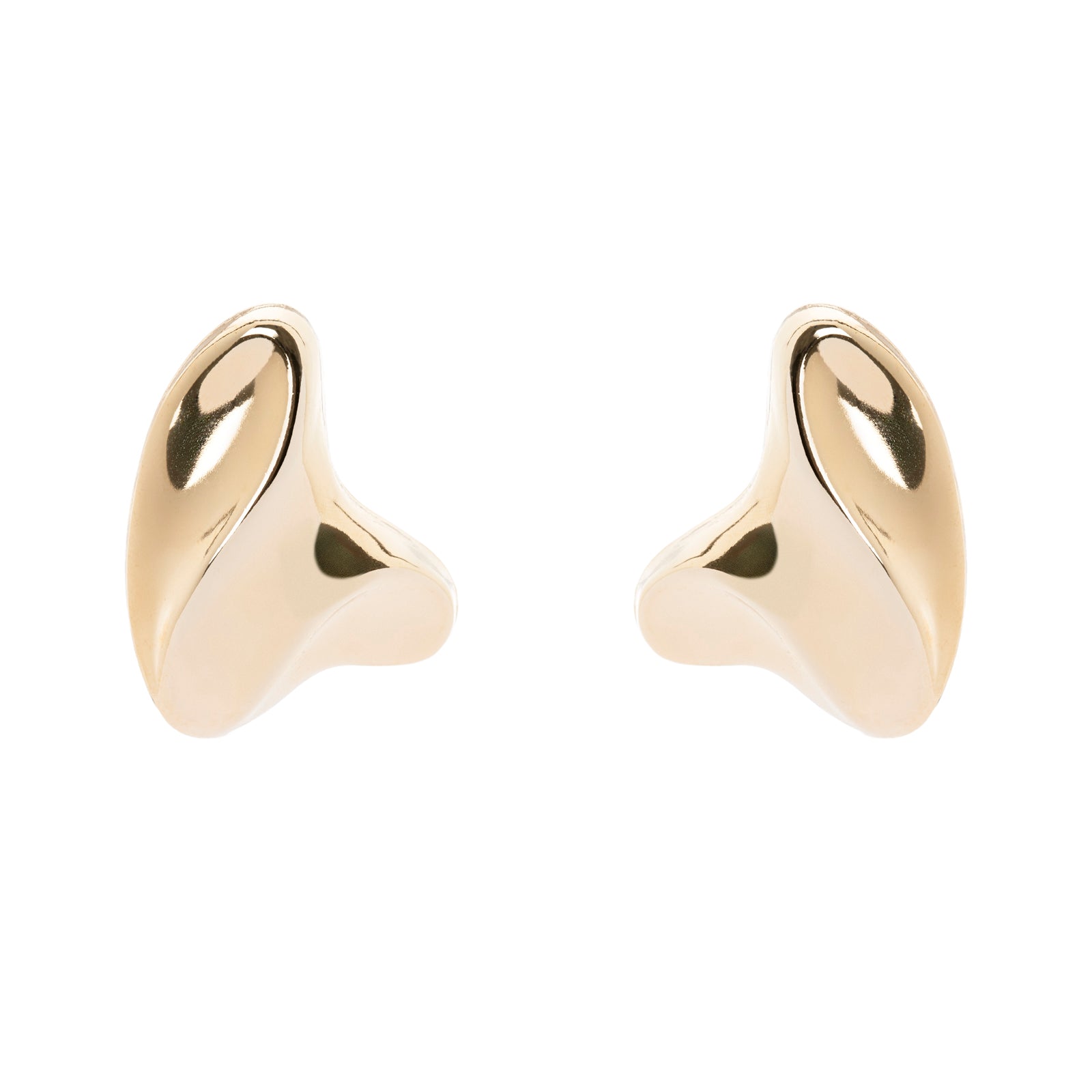 Three-dimensional earrings Amaranta - Gold - Sodini Bijoux
