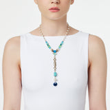 Collana a Y Sirens - Blu - Sodini Bijoux