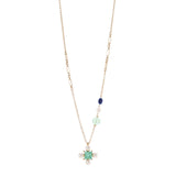 Collana lunga con pendente Sirens - Blu - Sodini Bijoux