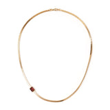 Girocollo catena serpentina Semira - Rosso - Sodini Bijoux