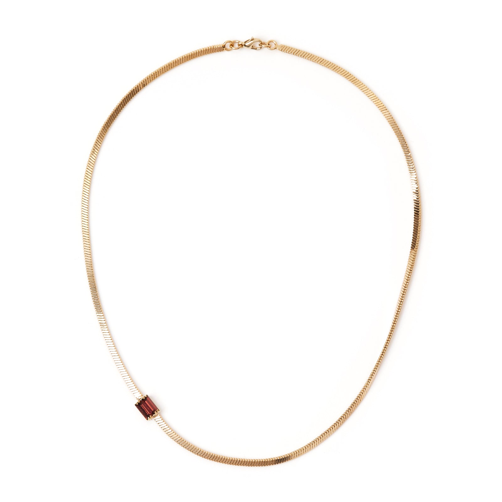 Girocollo catena serpentina Semira - Rosso - Sodini Bijoux