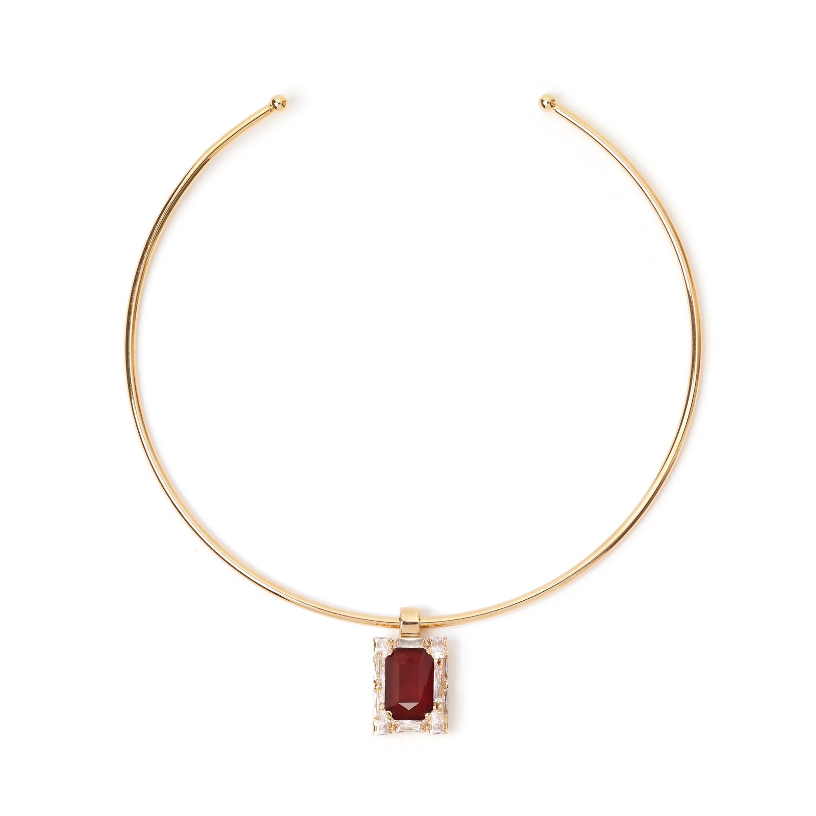 Girocollo rigido Semira - Rosso - Sodini Bijoux
