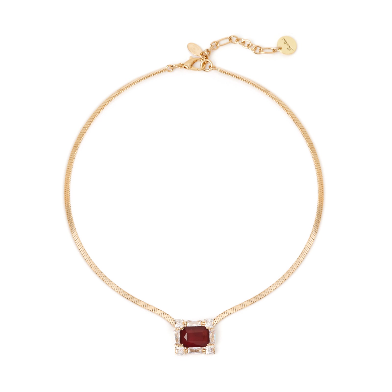 Girocollo serpentina e charm Semira - Rosso - Sodini Bijoux