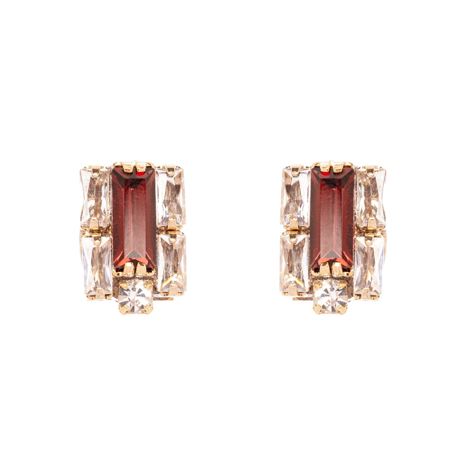 Mini orecchini Semira - Rosso - Sodini Bijoux