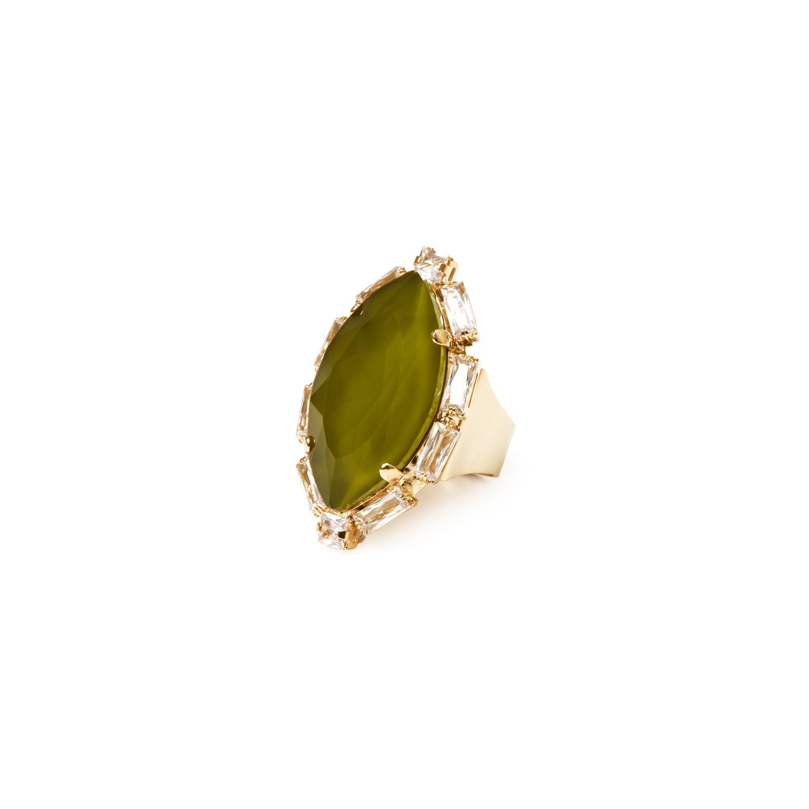 Anello marquise Semira - Verde - Sodini Bijoux
