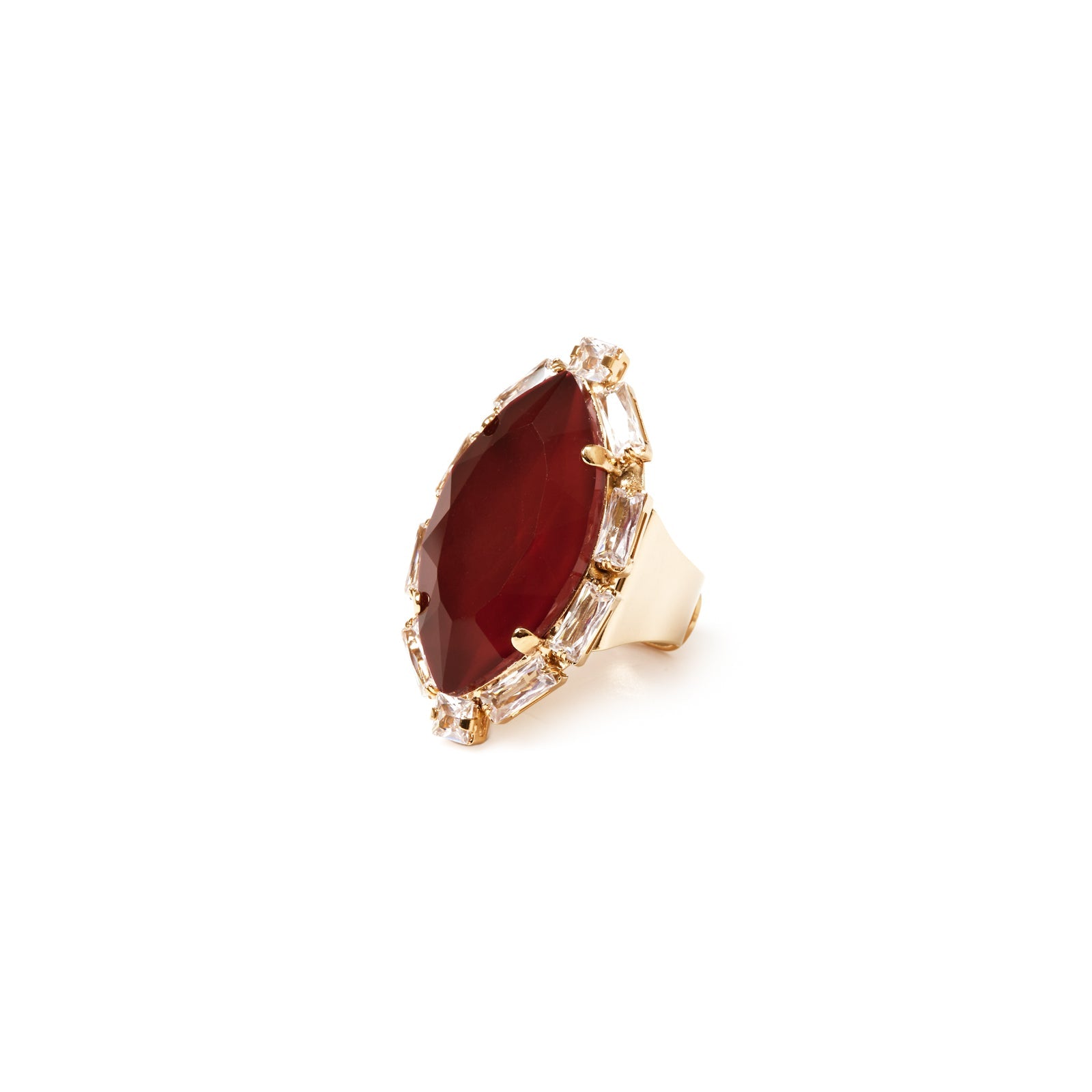 Anello marquise Semira - Rosso - Sodini Bijoux