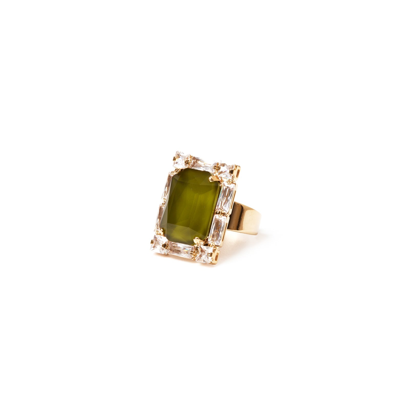 Anello geometrico Semira - Verde - Sodini Bijoux