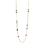 Collana lunga Mylitta - Bordeaux - Sodini Bijoux