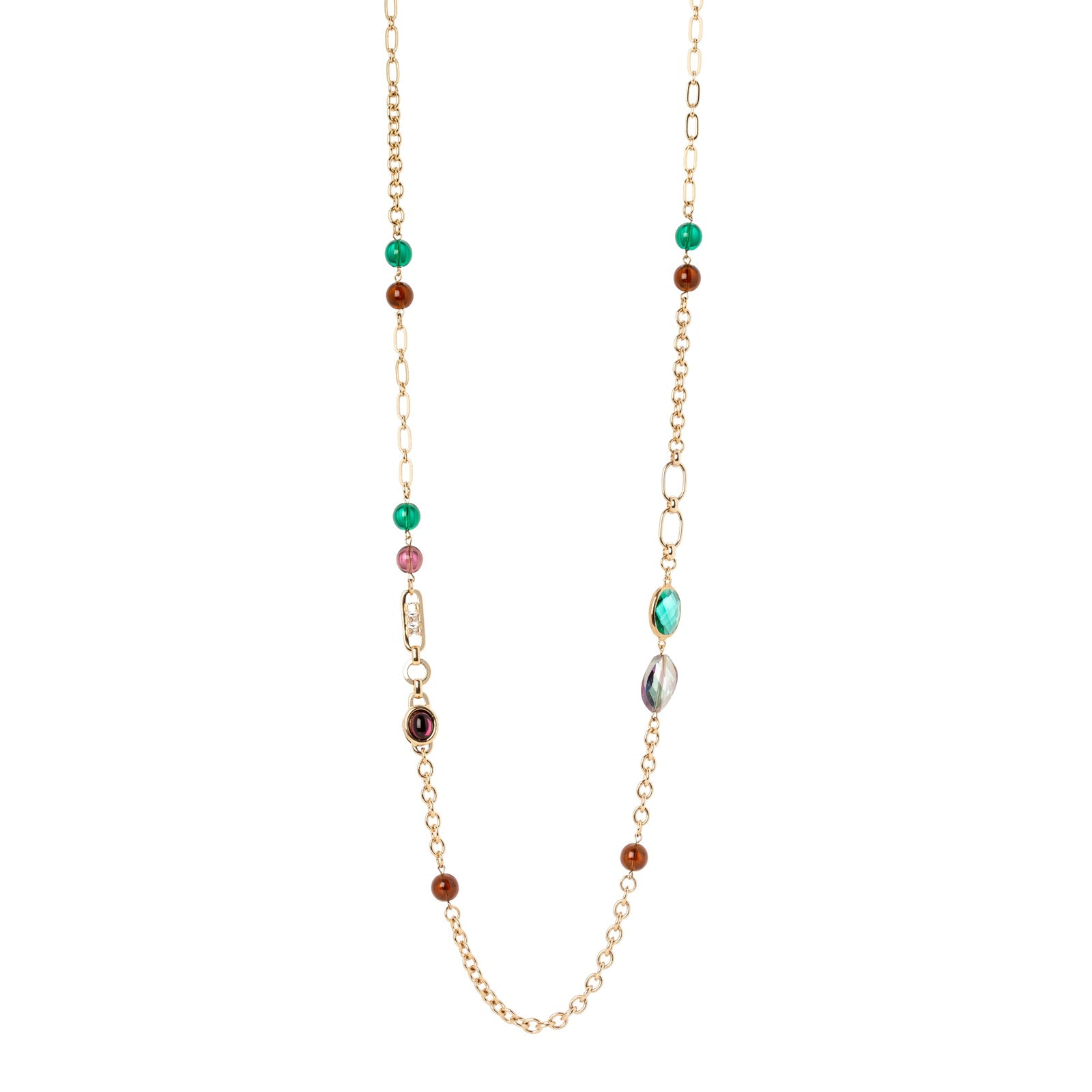 Collana lunga Mylitta - Bordeaux - Sodini Bijoux