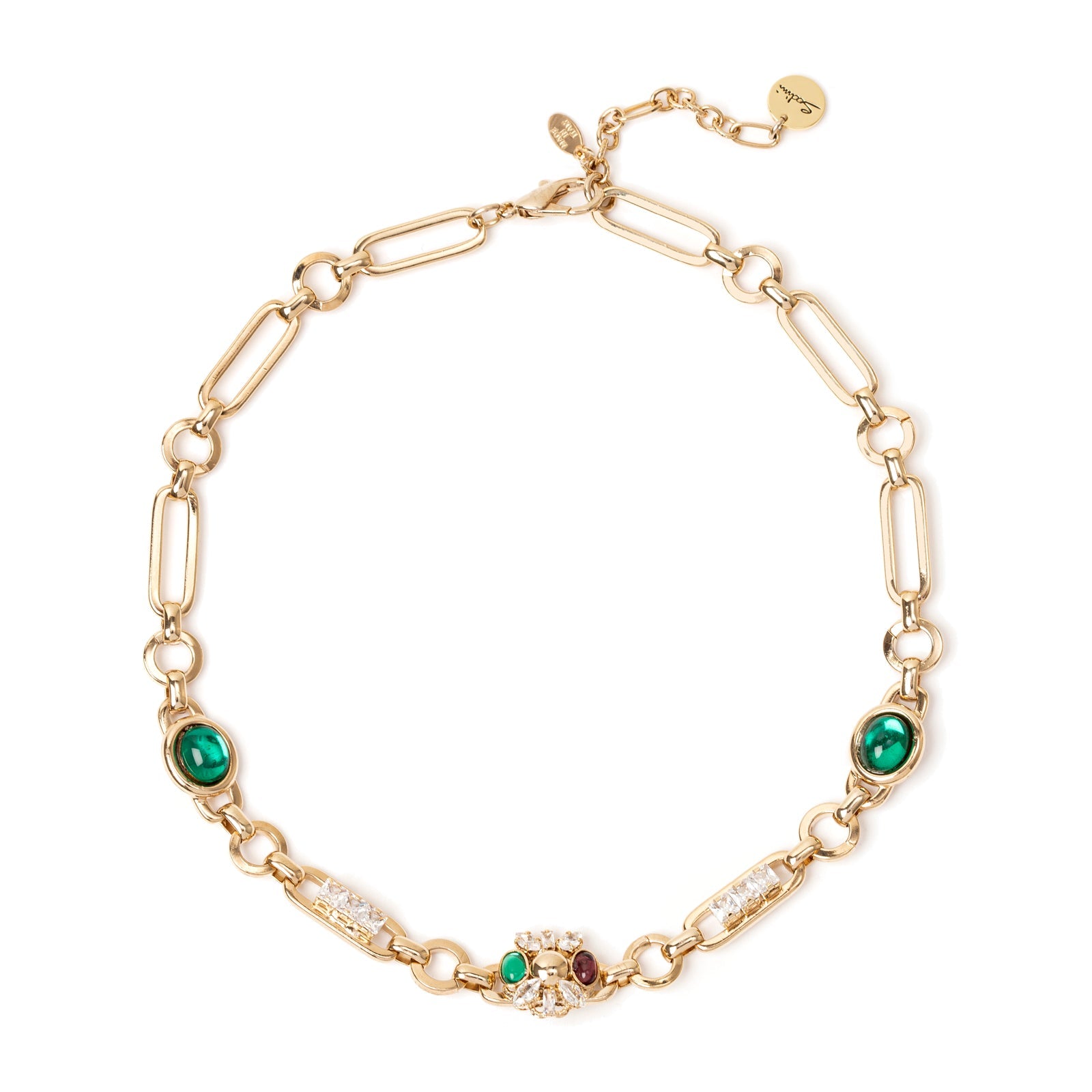 Girocollo catena e charm Mylitta - Bordeaux - Sodini Bijoux
