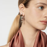 Charm and drop earrings Mylitta - Bordeaux - Sodini Bijoux