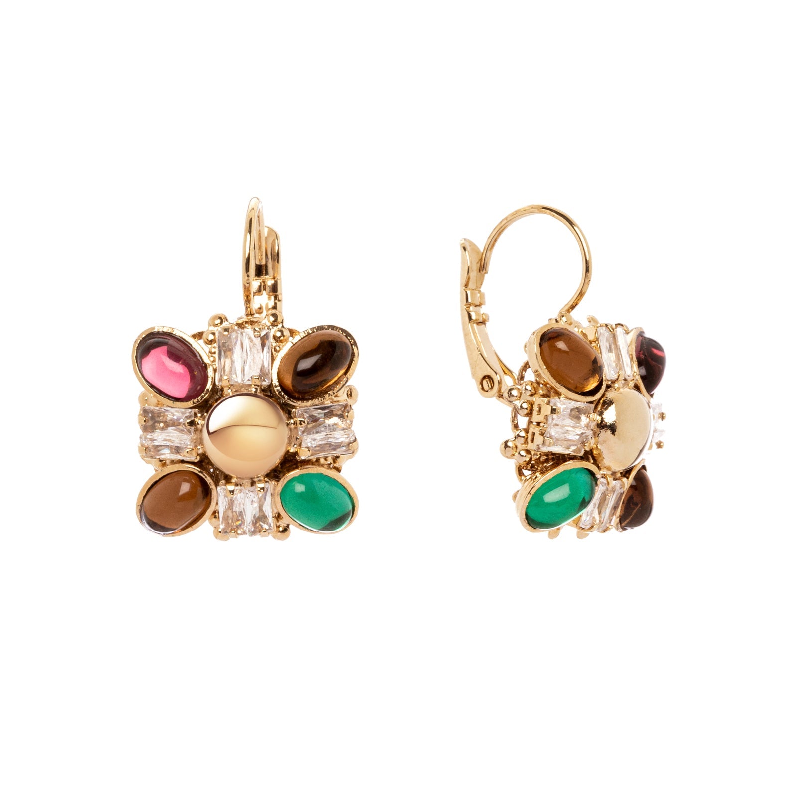 Orecchini monachella e charm Mylitta - Bordeaux - Sodini Bijoux